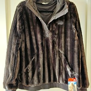 Northface Faux Fur Pullover